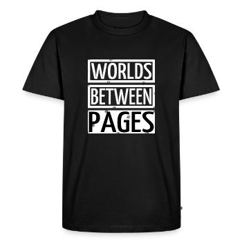 Escapism Birthday Gift Idea Reading Lists Fun - Men's Premium Organic T-Shirt - black - Front - Nico (187cm)