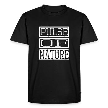 Citation Wilderness Adventures Battement de cœur rythmique - T-shirt Premium bio Homme - noir - Devant - Nico (187cm)