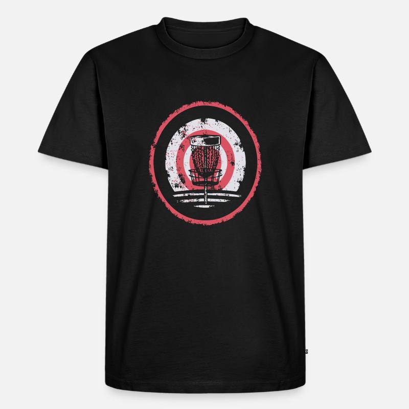 Disc Golf Scharfschütze - Männer Premium Bio T-Shirt - Schwarz