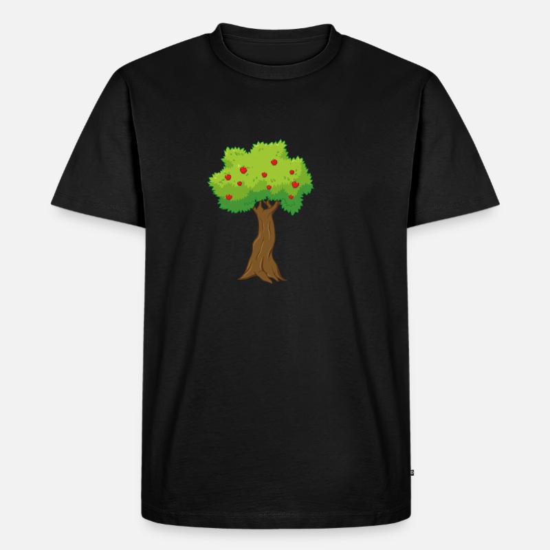 apple tree - Men's Premium Organic T-Shirt - black
