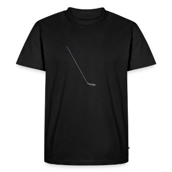 Hockey stick - Men's Premium Organic T-Shirt - black - Front - Nico (187cm)