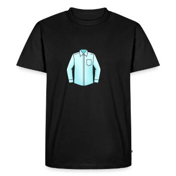 Chemise - T-shirt Premium bio Homme - noir - Devant - Nico (187cm)