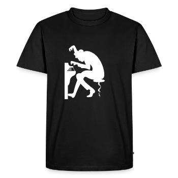 Der Pianist Pianist Meister Gift - Männer Premium Bio T-Shirt - Schwarz - Vorne - Nico (187cm)
