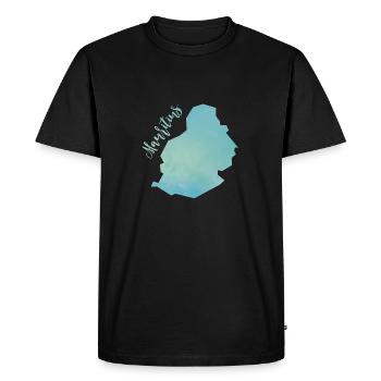 Maurice cadeau pour voyageurs - T-shirt Premium bio Homme - noir - Devant - Nico (187cm)