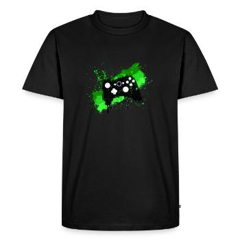 Box Graffiti Gamer - T-shirt Premium bio Homme - noir - Devant - Nico (187cm)