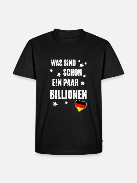 Finanzkrise - Männer Premium Bio T-Shirt - Schwarz
