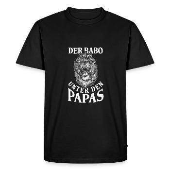 Covjek with Legenda - Bosanac Bosna Bosnia - Men's Premium Organic T-Shirt - black - Front - Nico (187cm)