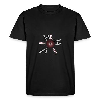 Latvia Flag Riga - Men's Premium Organic T-Shirt - black - Front - Nico (187cm)