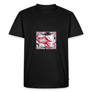 Népal Drapeau Katmandou Harmonie himalayenne - T-shirt Premium bio Homme - noir - Devant - Nico (187cm)