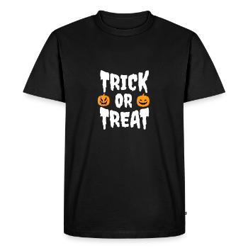 Trick or Treat Halloween Süßes oder Saures - T-shirt Premium bio Homme - noir - Devant - Nico (187cm)