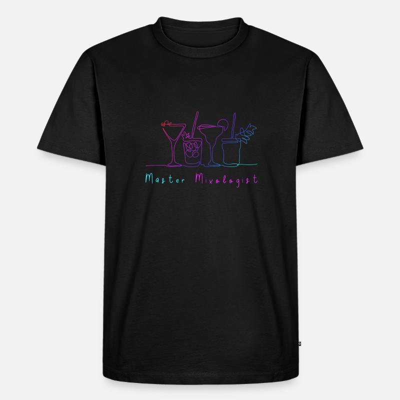 Bartender Bartender Mixer Cocktail Gift - Men's Premium Organic T-Shirt - black
