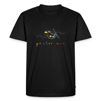 Painter Craftsman Profession Quote Gift - Men's Premium Organic T-Shirt - black - Front - Nico (187cm)