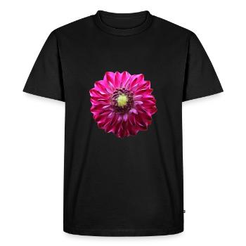 Flower Pink Pink Flower Flowers Pink Pink Flowers - Men's Premium Organic T-Shirt - black - Front - Nico (187cm)