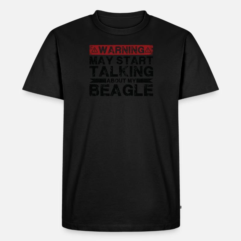 Apropos Beagle - Männer Premium Bio T-Shirt - undefined