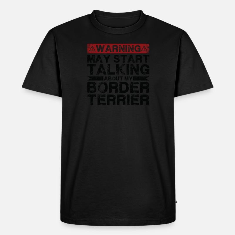 Apropos Border Terrier - Männer Premium Bio T-Shirt - undefined