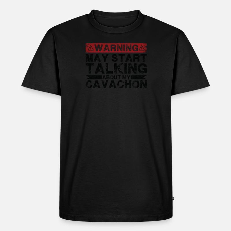 Apropos Cavachon - Männer Premium Bio T-Shirt - undefined