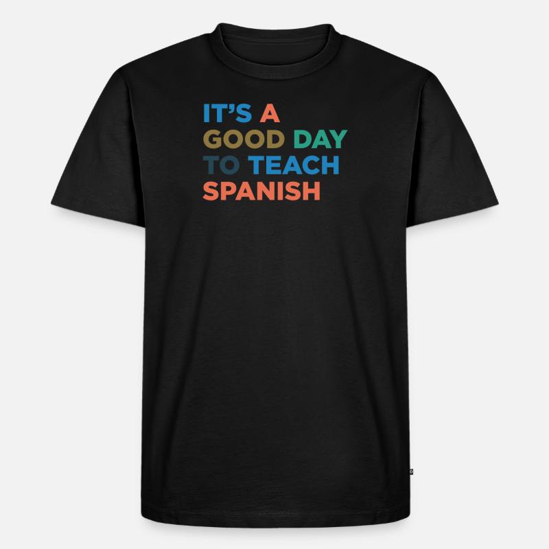 Spanischlehrer Unterrichten - Männer Premium Bio T-Shirt - undefined