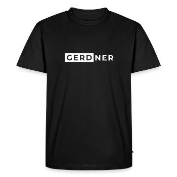 GERDner - Drôle de chemise nominable Gerd Gärtner - T-shirt Premium bio Homme - noir - Devant - Nico (187cm)