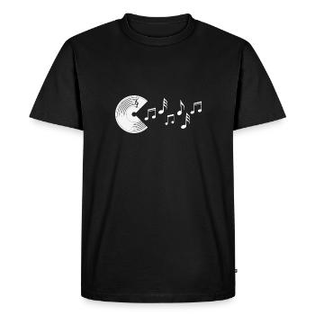 Musical note - Men's Premium Organic T-Shirt - black - Front - Nico (187cm)