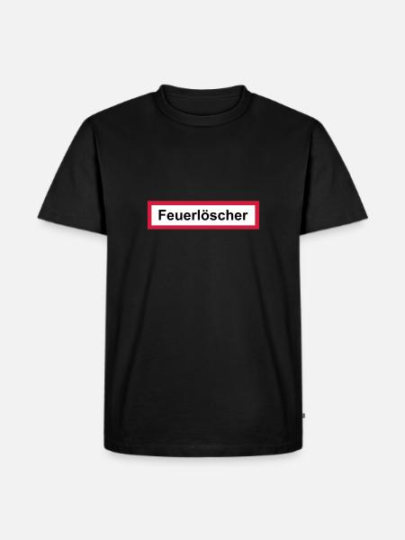 Feuerwehr - Men's Premium Organic T-Shirt - black