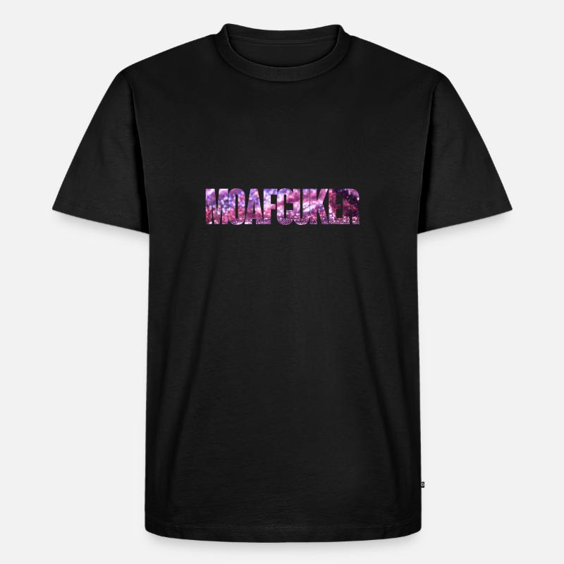 Moafcuker - Männer Premium Bio T-Shirt - Schwarz