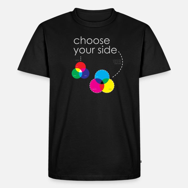 Farbsysteme - Männer Premium Bio T-Shirt - Schwarz