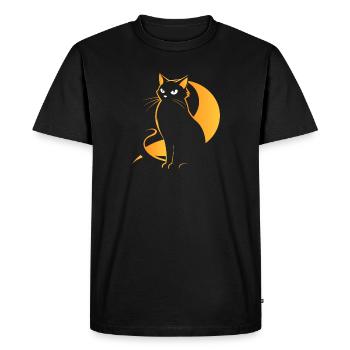 Discover the Secret to Happiness - Men's Premium Organic T-Shirt - black - Front - Nico (187cm)