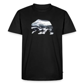 Polar Bear. - T-shirt Premium bio Homme - noir - Devant - Nico (187cm)