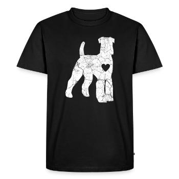 Chien Schnauzer - T-shirt Premium bio Homme - noir - Devant - Nico (187cm)