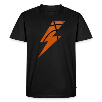 Energetic Basketball Blitz - Men's Premium Organic T-Shirt - black - Front - Nico (187cm)