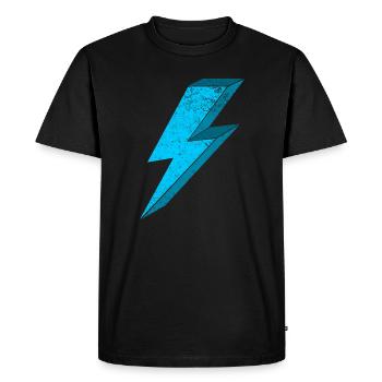 Conception d'éclairage électrique 3D - T-shirt Premium bio Homme - noir - Devant - Nico (187cm)