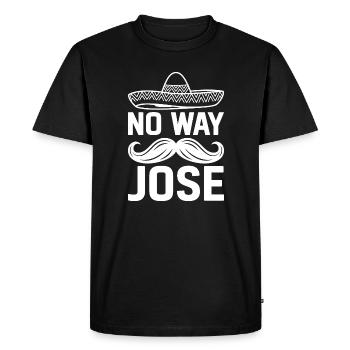 Impossible de voir Jose Sombrero Tee - T-shirt Premium bio Homme - noir - Devant - Nico (187cm)