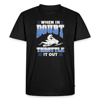 En cas de doute, étranglez-le - T-shirt Premium bio Homme - noir - Devant - Nico (187cm)
