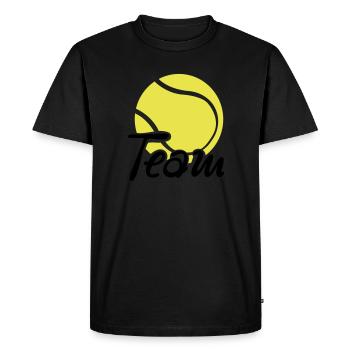tennis_team - T-shirt Premium bio Homme - noir - Devant - Nico (187cm)