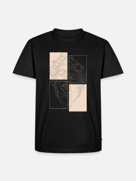 Apollo in Schwarz - Männer Premium Bio T-Shirt - Schwarz