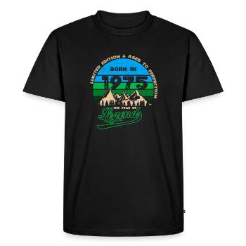 Légendes 1975 - T-shirt Premium bio Homme - noir - Devant - Nico (187cm)