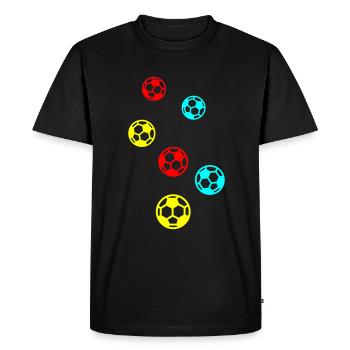 Soccer soccer - Men's Premium Organic T-Shirt - black - Front - Nico (187cm)