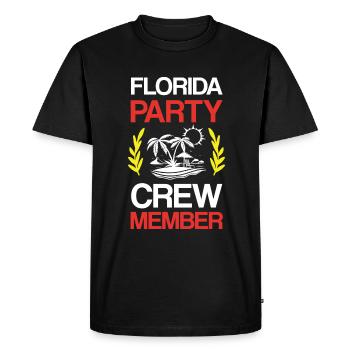 Équipe de fête en Floride - T-shirt Premium bio Homme - noir - Devant - Nico (187cm)