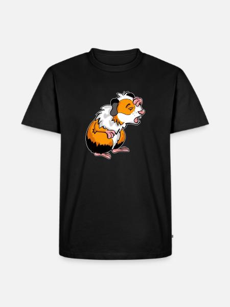 Guinea pig guinea pig comic - Men's Premium Organic T-Shirt - black