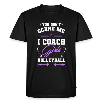 Équipe de jeu de joueur de volleyball - T-shirt Premium bio Homme - noir - Devant - Nico (187cm)