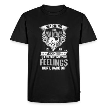 Mining Buddy - Men's Premium Organic T-Shirt - black - Front - Nico (187cm)