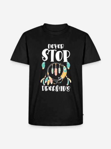 Dream Dreamer Spiritual Dreaming - Men's Premium Organic T-Shirt - black