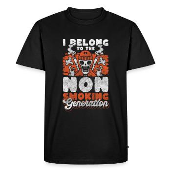 Quitting Discipline - Men's Premium Organic T-Shirt - black - Front - Nico (187cm)