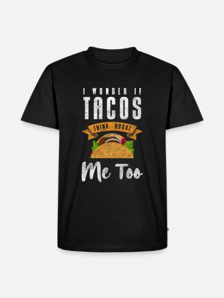 Mexican Spanish Foodie Cheese - Men's Premium Organic T-Shirt - black