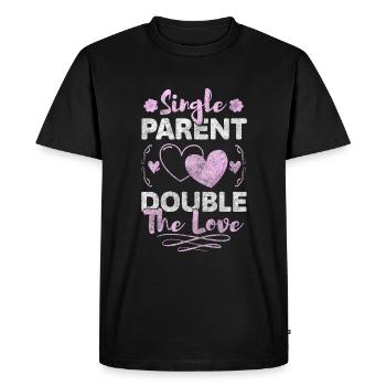 Sarcasme de la responsabilité unique des parents - T-shirt Premium bio Homme - noir - Devant - Nico (187cm)