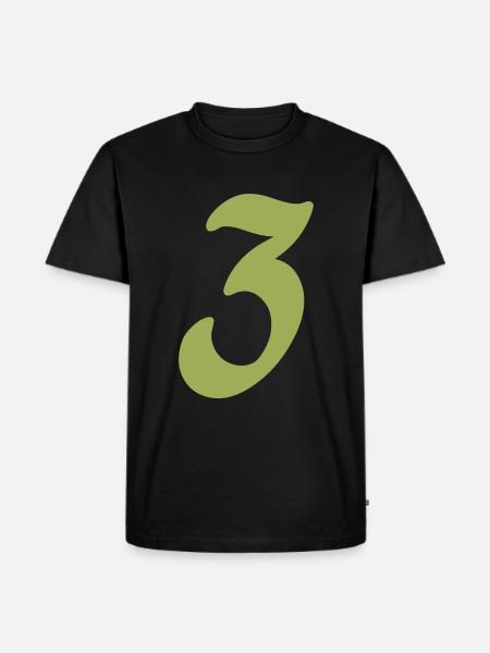 3 - T-shirt Premium bio Homme - noir