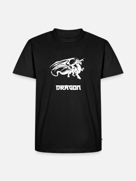 dragon - T-shirt Premium bio Homme - noir