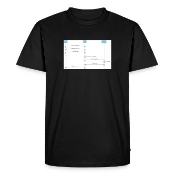 diagram 4 - T-shirt Premium bio Homme - noir - Devant - Nico (187cm)