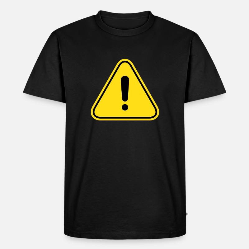 Ich bin gefährlich! - Männer Premium Bio T-Shirt - Schwarz