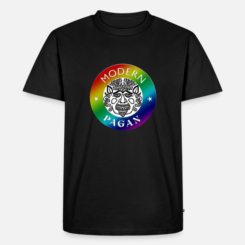 Der moderne Heide - Männer Premium Bio T-Shirt - Schwarz